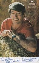Clive Hornby Jack Sugden Emmerdale Farm Vintage Hand Signed Cast Card Photo