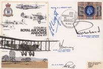 Closure Of Royal Air Force Andover MULTI 4x Hand Signed FDC