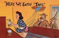 Clothes Comic Postcards