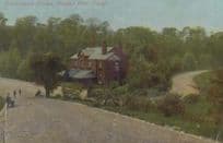 Clough Refreshment Rooms Lancashire Antique Aerial Postcard