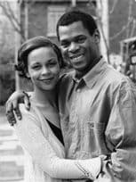Clyde & Gidea Thompson Romance 1993 BBC Eastenders Press Photo