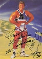 Cobra Michael Wilson Gladiators TV Show Hand Signed Photo