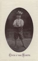 Cock O' The North Arrogant Boy Joker Comic Real Photo Postcard