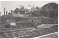 Coffee Pot LNWR 8786 Class 4-6-0 Train at Manchester Station Chester Railway Postcard