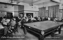 Coffee Room Snooker Table at Otterburn Hall Northumberland RPC Postcard