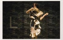 Coffee Sexy Lady Exhibit Hassain Chalayan MBE Turkish Fashion Designer Postcard