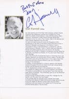 Col Farrell Of A Bridge Too Far Gandhi Hand Signed Theatre Page