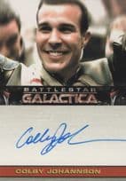 Colby Johannson Battlestar Galactica TV Show Hand Signed Card Photo