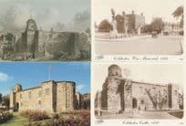Colchester Castle in 1892 Victorian Painting War 4x Postcard s