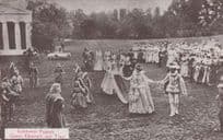Colchester Pageant Queen Elizabeth Train Antique Postcard