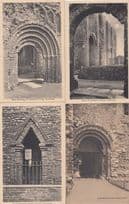 Colchester St Botolphs Priority Church Trinity Castle 4x Antique Postcard Bundle