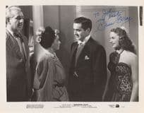 Coleen Gray in Nightmare Alley Film Old 9x7 Hand Signed Lobby Card Photo