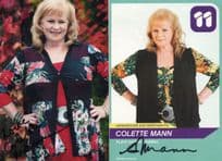 Colette Mann Neighbours 2x Hand Signed Cast Card & Photo s