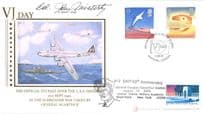 Colonel John Misterley USFA B-29 WW2 Pilot Japan Victory Day Hand Signed FDC