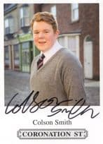 Colson Smith Coronation Street RARE Hand Signed ITV Cast Card Photo