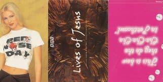 Come Dancing Lives Of Jesus Comic Relief 3x BBC Advertising TV Show Postcard s