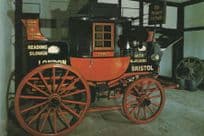 Comet Road Coach Reading Slough Bristol Horse Carriage Postcard