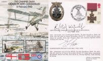 Commander Charles Kingsmill Edgar Lee Operation Cerberus Hand Signed FDC