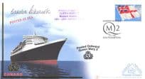 Commodore Warwick HMS Cunard Ship LTD TO 100 Queen Mary 2 Hand Signed FDC