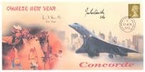 Concorde Chinese New Year 2004 Ian Smith James Bedforth LTD TO 3 Hand Signed FDC