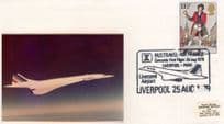 Concorde First Flight Liverpool Airport To Paris 1979 FDC