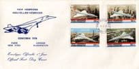 Concorde New Hebrides Flight Paris London Washington RARE First Day Cover FDC