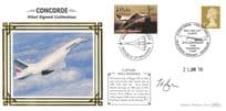 Concorde Pilot Collection Captain Paul Bandall Benham Hand Signed FDC