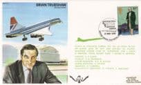 Concorde Plane Brian Trubshaw Flown to Filton 1980 FDC First Day Cover