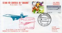 Concorde Rio De Janeiro to Paris Last Ever Flight Historic FDC