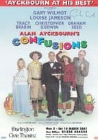 Confusions Alan Ayckbourn Gary Wilmot Hand Signed Theatre Flyer