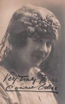Connie Ediss Actress Opera Singer Antique Hand Signed Postcard Photo
