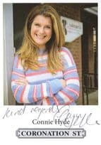 Connie Hyde Coronation Street Hand Signed Cast Card Photo