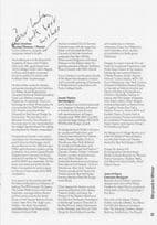 Conor Lineham Epic Irish Stage Pianist Hand Signed Theatre Page