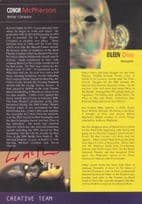 Conor McPherson Irish Playwright Director Hand Signed Theatre Page