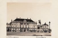 Copenhagen Amalieberg Old Real Photo Postcard