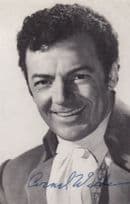 Cornel Wilde Signed Photo Postcard