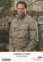 Cornell S John as Sam James Eastenders Hand Signed Cast Card Photo