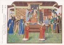 Coronation Of King Henry Of Castile British Museum Postcard