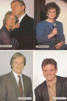 Coronation Street Ken Barlow Rita Tanner Derk Mavis 4x Postcard s