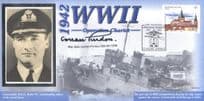 Corran Purdon HMS Campbeltown Operation Chariot WW2 Benham Hand Signed FDC
