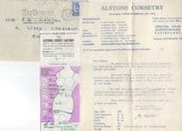 Corset Girdle 1963 Repair Request Eastbourne Sussex Shop Ephemera