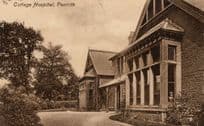 Cottage Hospital Penrith Cumbria Old Postcard