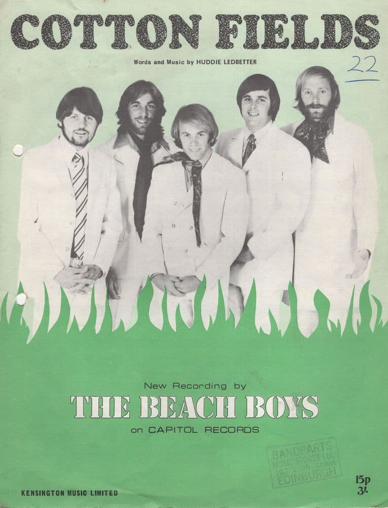 Beach Boys themed sheet music artwork inspired by 'God Only Knows' and its melodic phrasing