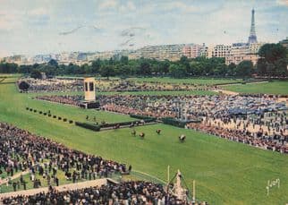 Couleurs Et Lumiere Paris De France Horse Racing Postcard