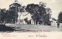 Court Street Kroonstad South Africa 1904 Christmas Postcard