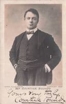 Courtice Pounds Opera Tenor Old Shakespeare Actor Hand Signed Photo Postcard