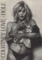 Courtney Love Pop Rock Singer Rare Hole Poster Photo Postcard