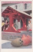 CPA Saalburg Praetorium Brunnen German Well Antique Postcard