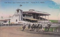 CPA Tijuana Mexico Club House Agua Caliente Jockey Club Postcard