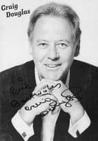 Craig Douglas 1960s Pop Singer Hand Signed Photo